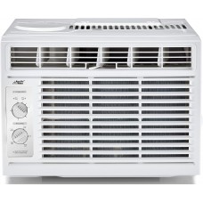 Arctic King Window Air Conditioner with Mechanical Controls, 5,000 BTU Mini Compact Air Conditioner for 150 Sq.ft Room, WWK05CM01N