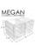 OnDisplay Megan 6 Drawer Cosmetic/Jewelry Organizer