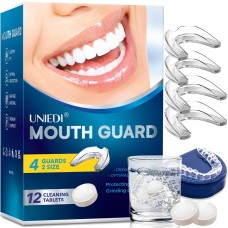 UNIEDI Mouth Guard for Grinding Teeth at Night Sleep Mouth Guard Mouthguards for Grinding of Teeth Night Guards for Teeth Grinding