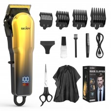 sejoy Hair Clippers for Men Cordless Barber Hair Grooming Kit Professional Hair Trimmer Beard TrimmerRechargeable Home Haircut for