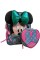 Amber Minnie Mouse 16' School Backpack With Detachable Lunch Box Set - Disney Backpack