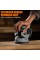 Worksite 20V MAX Cordless Random Orbital Sander, 5-Inch Variable Speed Orbital Sander w/2.0A Battery, Charger,Dust Collector and 30pcs S