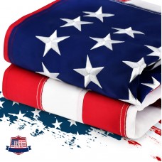 YUGGOTH 100% Made in USA American Flags 3x5 Ft Outside,American Flag Outdoor Heavy Duty,Us Flag 3x5 Longest Lasting Usa Flag, Strongest