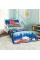 EVERYDAY KIDS 4 Piece Toddler Bedding Set -Fire and Police Rescue- Includes Comforter, Flat Sheet, Fitted Sheet and Reversible P