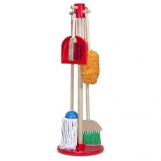 Melissa & Doug Dust! Sweep! Mop! (Frustration Free Packaging),Multicolor