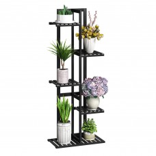 BMOSU Plant Stand For Indoor Corner Tall 6 Potted Flower Bamboo Shelf Plants For Outdoor Plant Holder Display Rack For Living Ro