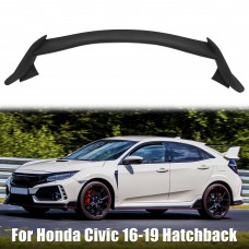 Unique Bargains Primer Black Rear Trunk Wing Spoiler For Honda Civic 16-19 10th X 5DR Hatchback