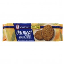 Voortman Cookies, Sugar Free, Oatmeal, 8 oz (227 g)