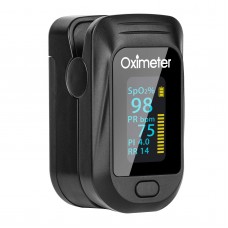 Tomorotec Fingertip Pulse Oximeter Accurate Blood Oxygen Saturation Level (SpO2), Perfusion Index (PI), Pulse Rate (PR), Respira