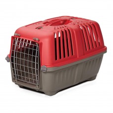 MidWest Homes for Pets Pet Carrier HardSided Dog Carrier Cat Carrier Small Animal Carrier in Red Inside Dims 2070L x 1322W