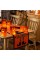 stmarry 50 pieces halloween luminary bags, flame resistant candle bags, jack-o'-lantern tea light candle holders for hallowee