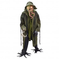 Haunted Living 6.5-ft Haunted Harbor Talking LED Zombie Fisherman Animatronic Item #5748065 | Model #61104