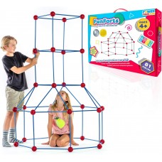 Power Your Fun 81-Piece Fort Building STEM Toy Kit