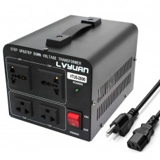 Yinleader 2000W Voltage Converter Transformer(110V to 220V OR 220V to 110V) 2000 Watt Step Up/Down Converter 110/120 Volt - 220/