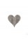 BarnwoodUSA Rustic Farmhouse 6 in. Weathered Gray Wood Heart