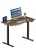 SHW Memory Preset Electric Height Adjustable Standing Desk, 48 x 24 Inches, Rustic Brown