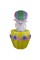 Northlight Lighted and Animated Inflatable Easter Bunny Basket Outdoor Decoration - 5.5' -