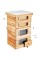 VEVOR Bee Hive Langstroth Kit 20 Deep & 20 Medium Frames with Acrylic Windows