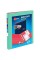 avery heavy-duty dual color 3 ring binder, 1/2 inch slant rings, mint/coral view binder (17881)