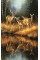 sunsout inc - whitetail reflections - 550 pc jigsaw puzzle by artist: rosemary millette - finished size 15' x 24' - mpn# 3092