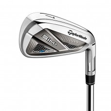 TaylorMade SIM 2 Max Iron Set Mens Left Hand Steel Stiff 5-PW, AW