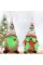 â€ŽVintend 2 pcs christmas grinch gnome decorations, cute handmade christmas grinch gnomes ornaments santa swedish tomte nisse plush sca