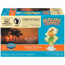 Kauai Coffee ® Island Sunrise Mild Roast 12 ct K Cup Pods, 4 oz. Box