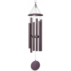 corinthian Bells by Wind River - 36 inch Plum Wind chime for Patio, Backyard, garden, and Outdoor dAcor (Aluminum chime) Made in