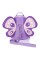 Hipiwe Baby Anti-Lost Backpack Butterfly Walking Safety Belt Harness Toddler Reins Strap with Leash (Purple)