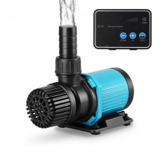 JEREPET 520GPH 20W 9FT Aquarium 24V DC Water Pump with Controller, Submersible and Inline Return Pump for Fish Tank,Aquariums,Fo