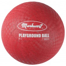 Markwort Playground Ball, Red, 6-Inch