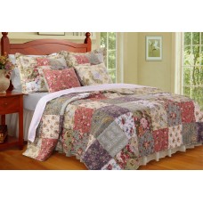 Greenland Home Fashions Blooming PrairieMultiBonus Set, 5-PieceFull/Queen