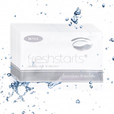 Freshends Freshstarts Makeup Remover Facial Cleansing Towelettes - Individually Wrapped Facial Makeup Remover Pads, Travel Essentials for