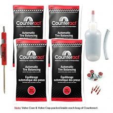 Counteract DIYK-8 Do It Yourself Tire/Wheel Balancing Beads Kit - Off -Road, Light/Medium Duty Truck Tires, (4) 8oz DIY Bead Bag