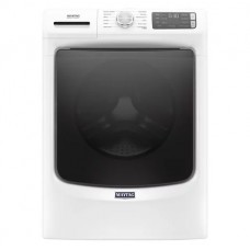 Maytag 4.8 cu. ft. Stackable White Front Load Washing Machine with Steam and 16-Hour Fresh Hold Option