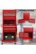 DORTALA 6Drawer Rolling Tool Cabinet Tool Storage Chest Lockable Tool Box Detachable Tool Organizer Combo wSliding Drawers