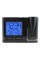 la crosse technology 616-41667-int black atomic projection alarm clock with temperature