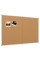 VIZ-PRO Large Cork Bulletin Board/Foldable Noticeboard, 60 X 48 Inches, Silver Aluminium Frame