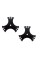 PROVEN PART SET OF 2 EDGER BLADES THREE SIDED STAR 9 INCH 5/8' CENTER HOLE REPLACES 40-009 781-0748 781-0748-0637