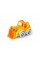 green toys scooper construction truck, yellow/orange