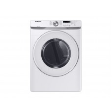 Samsung DVE45T6000W/A3 7.5 cf electric FL dryer w/ reversible door in White