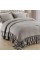 Masaca Gray Ruffled Comforter Set King,Farmhouse Shabby Boho Chic Bedding Comforter Lightweight Fluffy Aesthetic Vintage Rustic