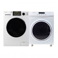 Equator Advanced Appliances EW835ED860 Stackable 1.9cu.ft Super Washer & 3.5cu.ft Vented Compact Dryer - White