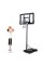 Costway Portable Basketball Hoop Stand Adjustable Height W/Shatterproof Backboard Wheels