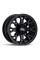 RockTrix RT104 4pc 12in ATV Wheels 4x110 Rims 12x7 52 Offset For ATV UTV with IRS Independent Rear Suspension Compatible