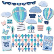 Creative Teaching Pr CTP Calm and Cool Soaring High Bulletin Board, Room Displays, 57 Pieces (Creative Teaching Press 8596)