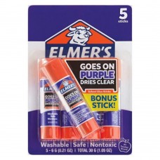 elmer's school glue sticks 5ct - disappearing purple