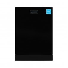 Equator BBT 2440 24' Built-In Dishwasher w/ Top Control 15 Place Settings(Black) Made in Europe