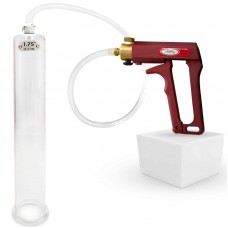 LeLuv Penis Pump MAXI Red 12 Inch x 1.75 Inch Untapered Diameter LeLuv Cylinder