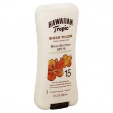 Hawaiian Tropic Sunscreen, Lotion, Sheer Touch, SPF 15, 8 fl oz (237 ml)